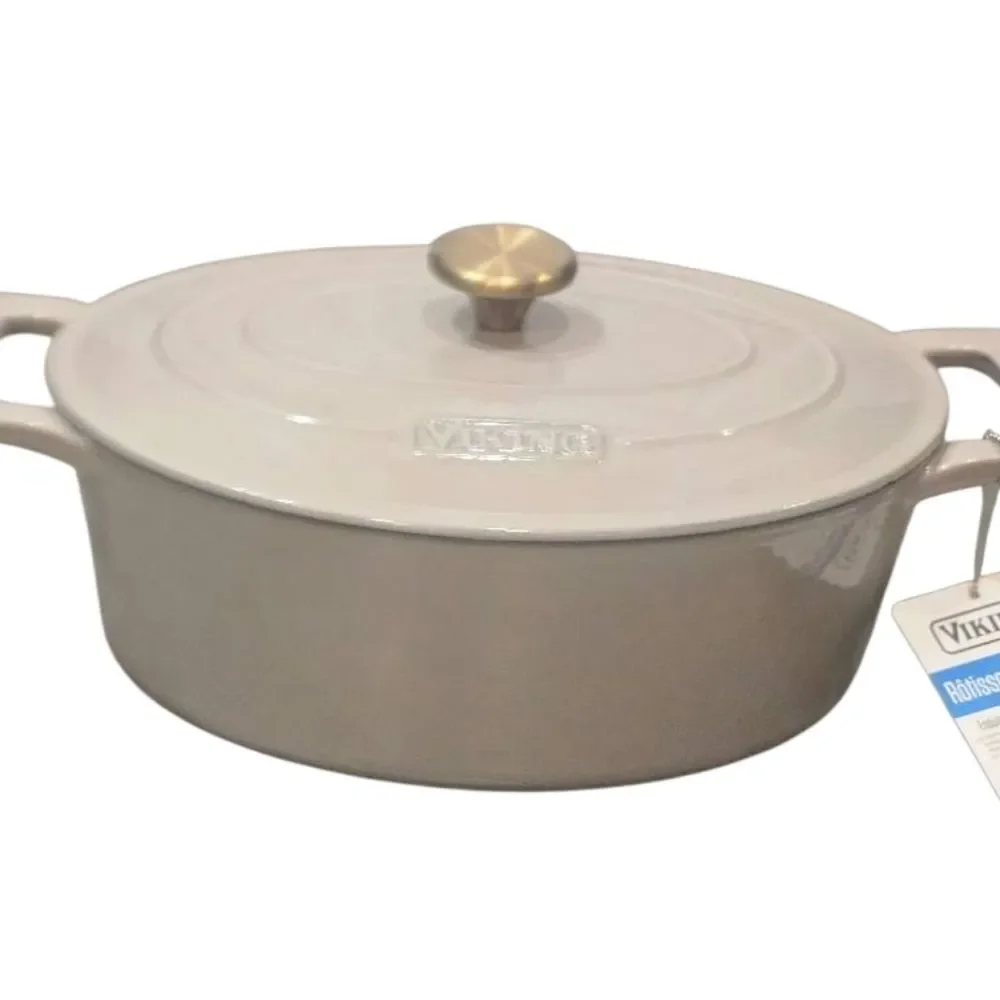 Viking 5QT Cast Iron Dutch‎ Oven/Roaster- Nantucket
